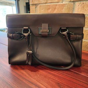 Salvatore Ferragamo Italian Leather Satchel -Vintage